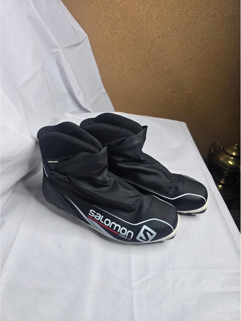 Salomon Equipe Classic Prolink Cross Country Ski Boots 10.5